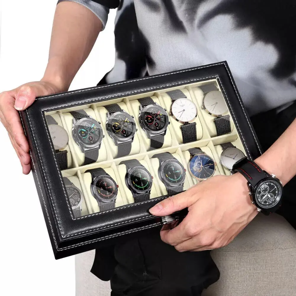 PU Leather Watch Box