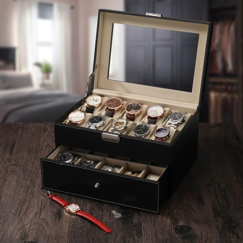PU Leather Watch Box - Image 4