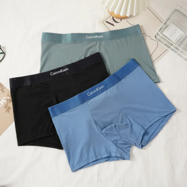 CainmKiein Men’s Breathable Boxer Briefs Underwear – 3 PCS Set