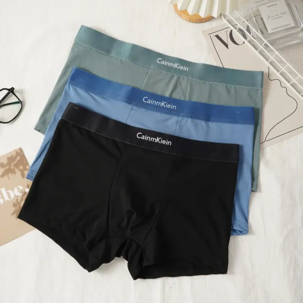 CainmKiein Men’s Breathable Boxer Briefs Underwear – 3 PCS Set - Image 10