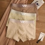 Speckle Print Men’s Breathable Boxer Briefs Underwear – 3 PCS Set