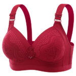 Camellia Wireless Jacquard Bra