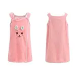 Kids Wearable Cute Bath Towel