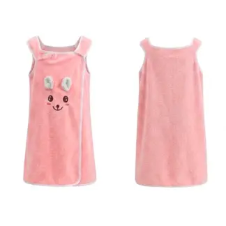 Kids Wearable Cute Bath Towel