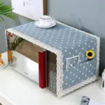 Lace Trim Microwave Oven Cover
