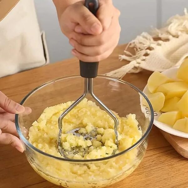 Potato Masher Garlic Press Crusher