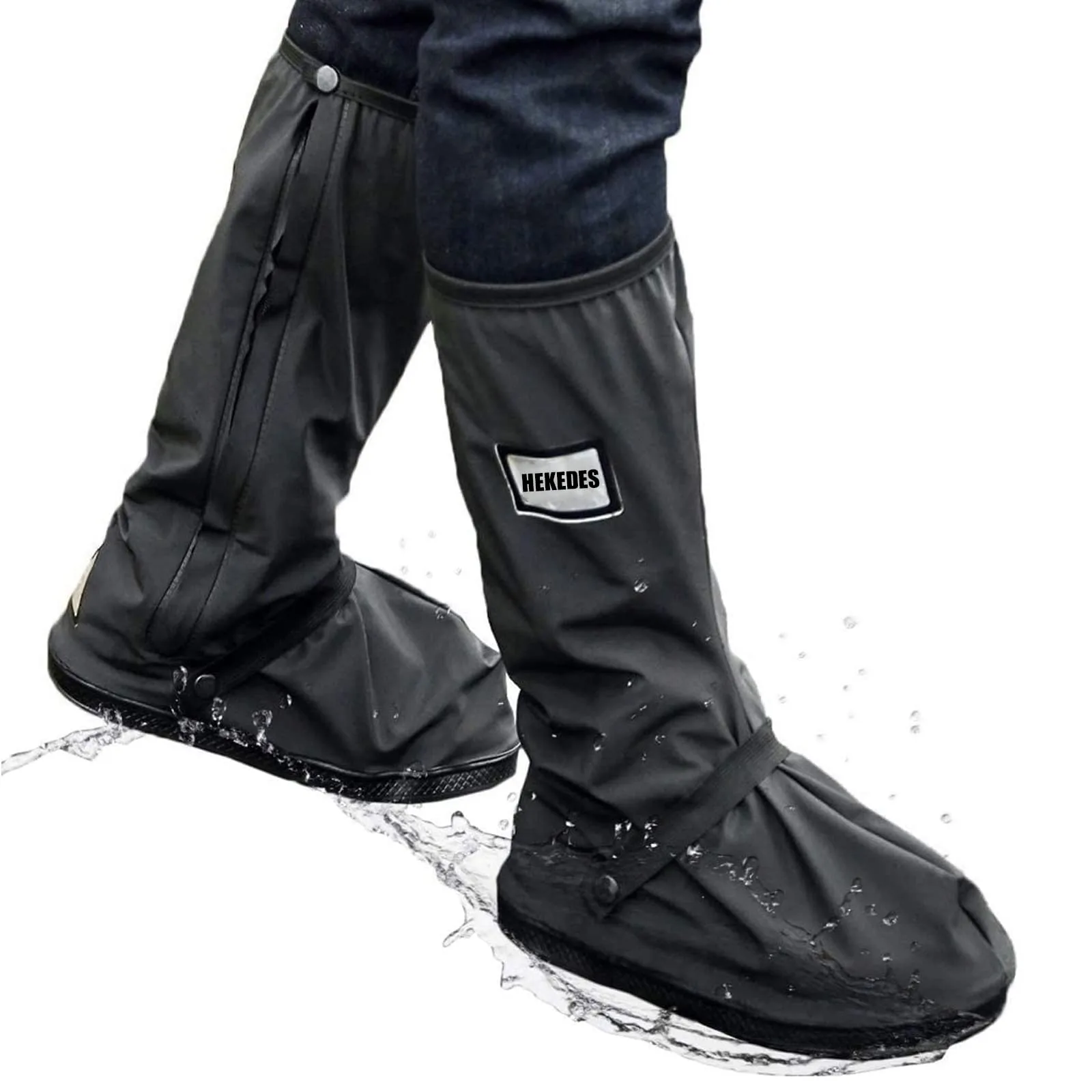 Waterproof rain shoe covers2 Waterproof rain shoe covers - Image 1