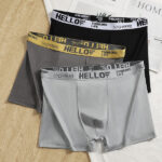 HELLO Men’s Breathable Boxer Briefs Underwear – 3 PCS Set