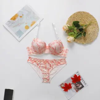 Pink Camo Bra & Panty Set