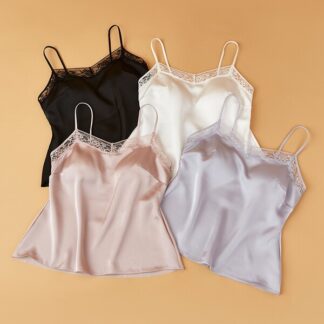 Satin Lace Padded Camisole Inner Top