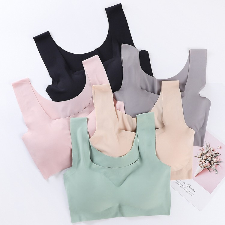 Seamless Wireless Bra Vest Style with Removable Pads - Image 5